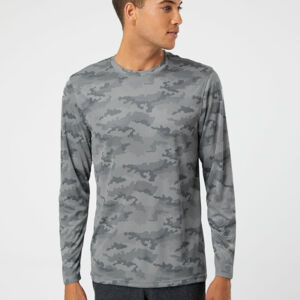 Unisex Pompano Performance Camo Long Sleeve T-Shirt Thumbnail