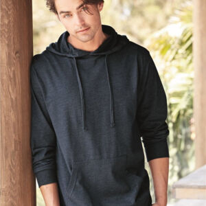 Unisex Lightweight Hooded Pullover T-Shirt Thumbnail