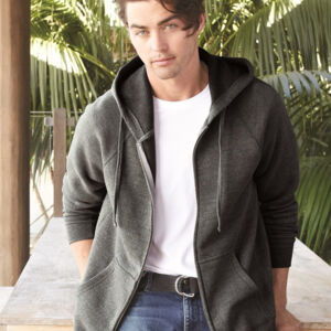 Unisex Special Blend Raglan Full-Zip Hooded Sweatshirt Thumbnail