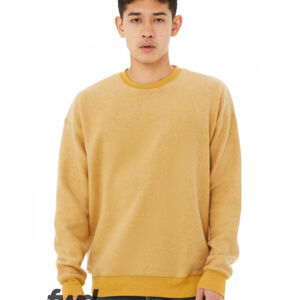 Unisex FWD Fashion Sueded Drop Shoulder Crewneck Sweatshirt Thumbnail