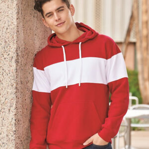 Varsity Fleece Colorblocked Hooded Sweatshirt Thumbnail