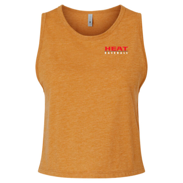 Heat American Flag - Women's Festival Crop Tank Thumbnail