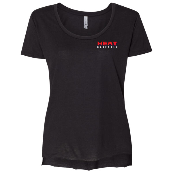 Heat American Flag - Women's Festival Scoop Neck T-Shirt Thumbnail