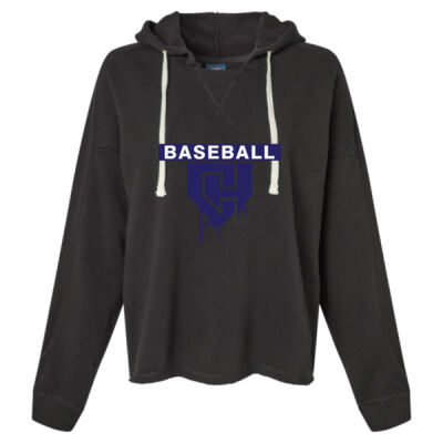 Drippy - Women's Angel Fleece Crop Hooded Sweatshirt Thumbnail