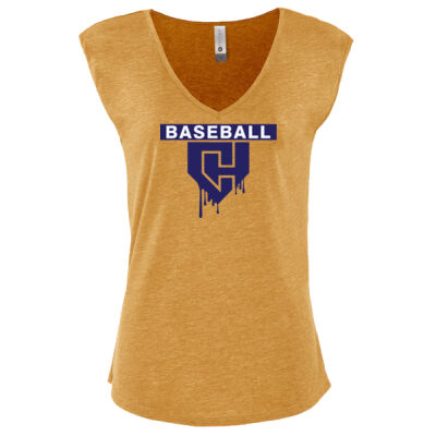 Drippy - Women's Festival Sleeveless Deep V-Neck T-Shirt Thumbnail