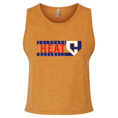 Colorado Heat Baseball - Women's Festival Crop Tank Thumbnail