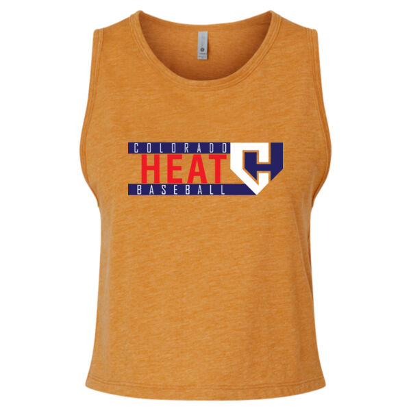 Colorado Heat Baseball - Women's Festival Crop Tank Thumbnail