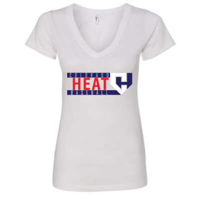 Colorado Heat Baseball - Women's Ideal V-Neck T-Shirt Thumbnail
